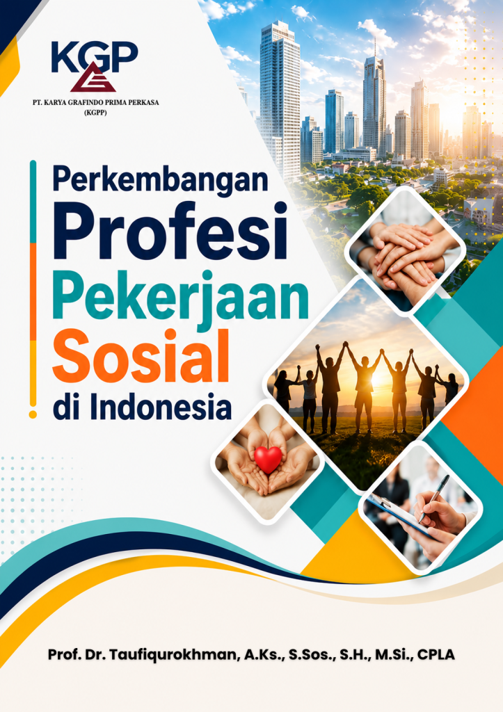 cover buku perkembangan profesi pekerjaan sosial di indonesia