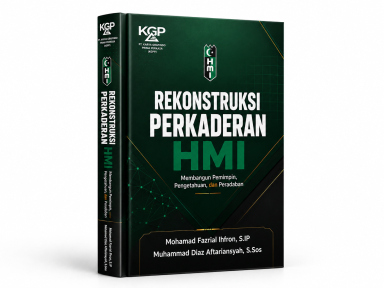 mockup depan buku rekonstruksi perkaderan hmi